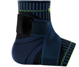 BAUERFEIND, 1 Unisex Ankle Support for Sports, Right Ankle Brace, For Ball Sports, Physical Activities, Stabilization, With Level Strap System, Size: XXL, Black