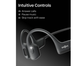 Shokz OpenRun Pro MiniBone Conduction Sports Headphones, Open-ear Sports Earphones with Mic, Bluetooth Wireless Bone Conduction Headset(Swift Black)