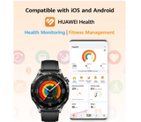 HUAWEI Watch GT 5 46mm Smartwatch, up to 14 Days Battery Life, All New Running and Cycling Sports Smart Watch, Sharp Edged Design, Health Tracking, Compatible with iOS and Android, Blue (Black)
