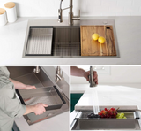KRAUS Stainless Steel Colander for Workstation Kitchen Sink, CS-6