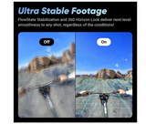 Insta360 X4-8K Waterproof 360 Action Camera, 4K Wide-Angle Video, Invisible Selfie Stick Effect, Removable Lens Guards, 135 Min Battery Life, AI Editing, Stabilization, for Sports, Travel, Outdoor
