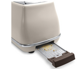 TOASTER W/LID-2SL/VINTAGE BEIGE DELONGHI 82/TOV2003.BG