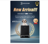 ECOVACS DEEBOT X2 OMNI | 8000pa,15mm Auto Mop Lifting, Auto Empty, 55°C Hot Water Washing, Hot Air Drying