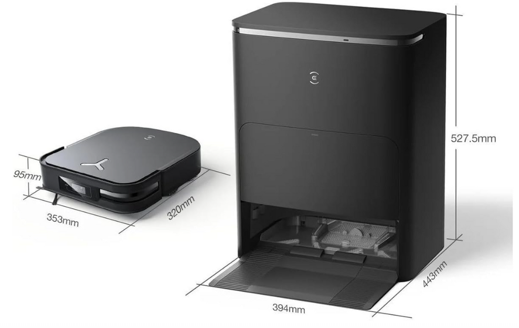 ECOVACS DEEBOT X2 OMNI | 8000pa,15mm Auto Mop Lifting, Auto Empty, 55Â°C Hot Water Washing, Hot Air Drying