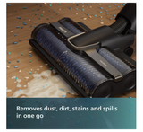 Philips 7000 Series XW7110/02 - Cordless Wet & Dry Vacuum, Auto Clean Power 4500 RPM, 25 Minutes Runtime, Charcoal Grey