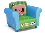 Delta Children Upholstered Chair, Wood CoComelon