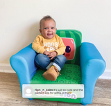 Delta Children Upholstered Chair, Wood CoComelon