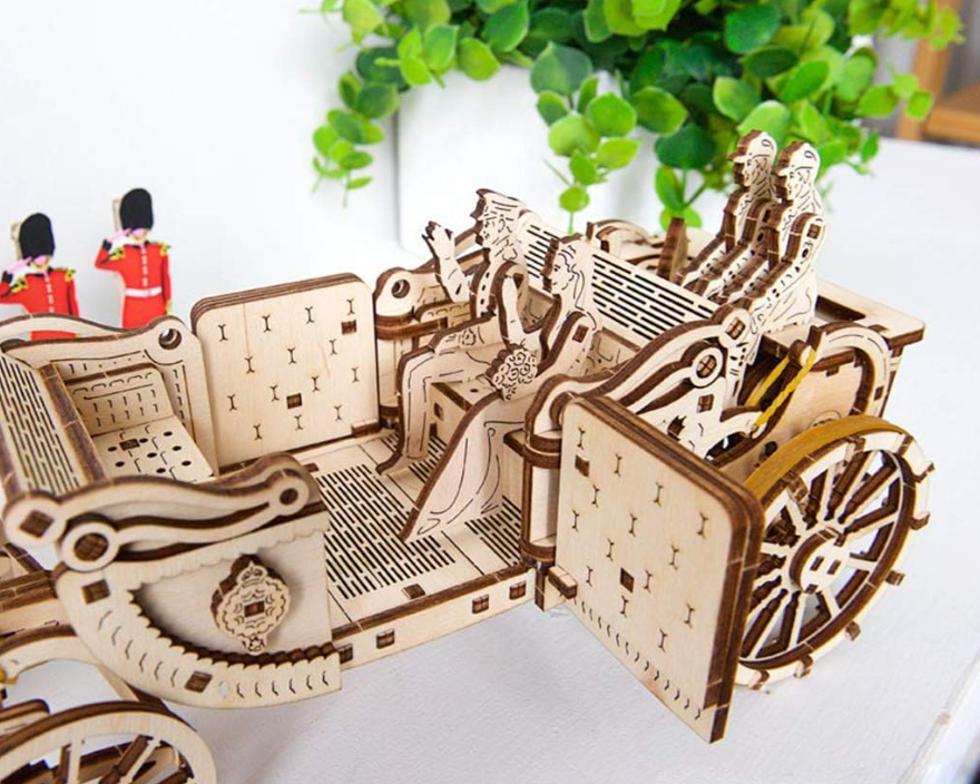 Ugears Royal Carriage Model Secondary image