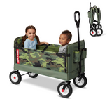 Radio Flyer 3-in-1 Camo Wagon Green, 39.37 x 18.50 x 30.71 Inches