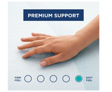 TEMPUR-PEDIC-Adapt + Cooling 3-Inch Twin XL Mattress Topper, Medium Luxury Premium Foam, Washable Cover