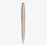 Montblanc Writing Instrument Meisterstuck Geometry Solitaire Champagne Gold Midsize Ballpoint Pen D