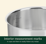 Cuisinart Chef's Classic Stainless Saucepan with Cover, 1 1/2 Quart, 719-16 Silver