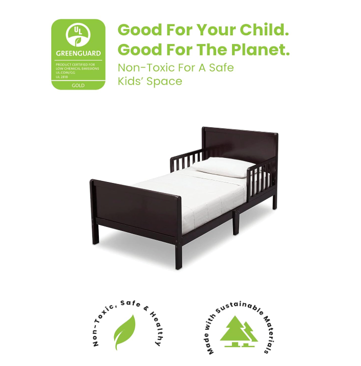 Delta Children Fancy Toddler Bed, Dark Chocolate Secondary image