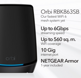 ROUTER-TRIBAND 3PC/ORBI NETGEAR 876/AX6000