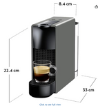 COFFEE MACHINE-GREY NESPRESSO 848/ESSENZA