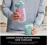 Ninja Blast Max Portable Blender, 650ml, Cool Grey