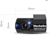 Marbella KR6S (FHD1080P + FHD1080P) 2CH Dual Cam Recorder, Black
