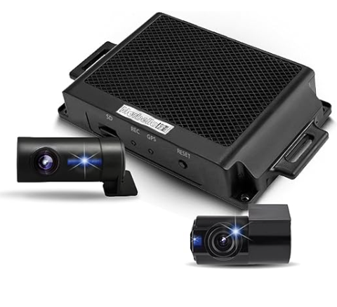 Marbella KR6S (FHD1080P + FHD1080P) 2CH Dual Cam Recorder, Black Secondary image