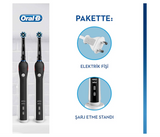 Oral-B Pro 2 2900 Black Edition Rechargeable Toothbrushes, 2 count