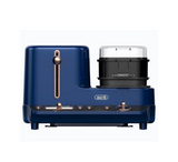 Deerma ZC10 3 in 1 Electric Breakfast Maker Machine - Multifunctional Automatic Sandwich Toaster for Beef, Pizza, Bacon, Bread - All in One Non-Stick Pan - Blue (CHINA PLUG)