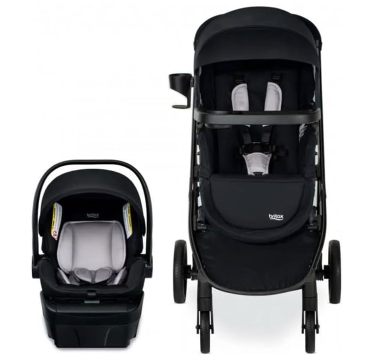 Britax Willow Brook Travel System, Onyx Glacier Secondary image
