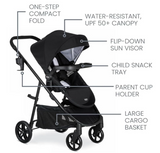 Britax Willow Brook Travel System, Onyx Glacier