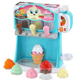LeapFrog Count and Swirl Ice Cream Maker Playset for Kids Ages 2 Years and up, Blue