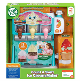 LeapFrog Count and Swirl Ice Cream Maker Playset for Kids Ages 2 Years and up, Blue