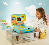 little tikes 657641C Play Learning Activity Suitcase-Interactive and Educational Toy-Includes Maps, Passport, and More-for Kids Ages 3 Years Plus
