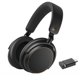 SENNHEISER Accentum Wireless Headphones & BTD 600 Bluetooth dongle – 50 Hours Battery Life, Hybrid ANC & USB-A/USB-C Adapter – Black/Copper