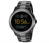 Fossil unisex-adult Q Founder Gen 2 Smartwatch – FTW2117, Smoke IP/Black IP