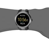 Fossil unisex-adult Q Founder Gen 2 Smartwatch – FTW2117, Smoke IP/Black IP