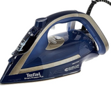 Tefal Smart Protect Plus FV6872- Steam Iron, 2800W, 260g/min Boost Shot, 45g/min Continuous Output, Made in France, Durilium Airglide, Anti-Scale Setting, Dress Blue/Premium Silver