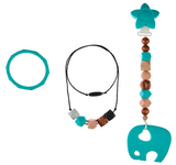 Ariel Necklance (Copper) Mum and Bub Gift Set - Turquoise Bangle (Pack of 3)