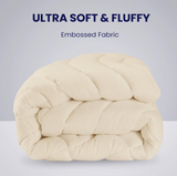 SLEEP ZONE Cooling Twin Mattress Topper for Single Bed, Premium Zoned Cool Mattress Pad Cover, Thick Padded Mattress Protector Breathable Washable, Deep Pocket 8-21" (Beige, Twin)