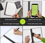 Rocketbook Erasable, Reusable Wirebound Notebook, Letter Size