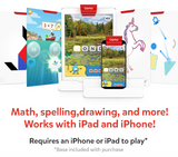 Osmo - Genius Starter Kit for iPad- 5 Hands-On Learning Games- Ages 6-10- Math, Spelling, Problem Solving, Creativity & More