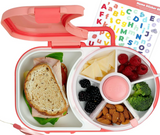 GoBe Kids Lunchbox with Snack Spinner, Watermelon Pink (STRAP AND STICKER NOT INCLUDED)