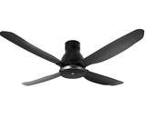 KDK W56WV DC Ceiling Fan with Remote, 140cm, Black