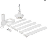 KDK Z60WS Ultra-Luxe Ceiling Fan with Remote, White