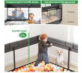 Fodoss Baby Playpen with Mat, Small Play Pen(47x47inch), for Babies and Toddlers, Pen Apartment, Yard Baby, Fence Area Playyard Activity Center