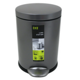 EKO Luna Stainless Steel Step Bin, 20Liter