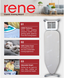 Rene E70883 Classic Ironing Board, Large