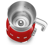 Smeg MFF01RDUK Milk Frother, Red