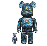 Bearbrick Jackson Pollock Studio 100% & 400% Set