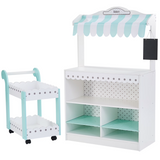 Teamson Kids My Dream Bakery Shop Treat Stand And Dessert Cart