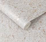 Graham & Brown 106401 Milan Texture Rose Gold and Grey Wallpaper, 1000cm length x 52cm Wide