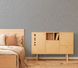 Graham & Brown 106401 Milan Texture Rose Gold and Grey Wallpaper, 1000cm length x 52cm Wide