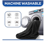 KEKUOU Stretch Oversized Sofa Slipcover 1 Piece Couch Sofa Cover (94"-110") Furniture Protector 4 Seater Sofa with Elastic Bottom for Kids,pet.jacquard Checked Pattern Fabric(X Large,Black)