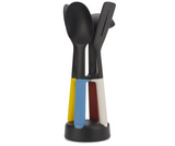 Joseph Joseph 10542 Elevate Slim Utensil Set with Ultra-Compact Storage Stand (4 Pieces)